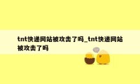 tnt快递网站被攻击了吗_tnt快递网站被攻击了吗