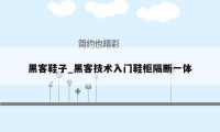 黑客鞋子_黑客技术入门鞋柜隔断一体