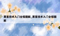 黑客技术入门全程图解_黑客技术入门全程图解