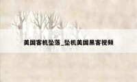 美国客机坠落_坠机美国黑客视频