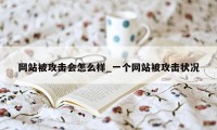 网站被攻击会怎么样_一个网站被攻击状况