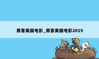 黑客美国电影_黑客美国电影2019